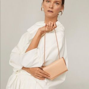 Mango committed leather mini bag